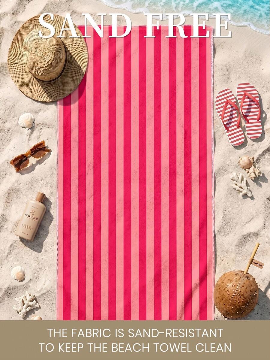 ręcznik plażowy wzór paski