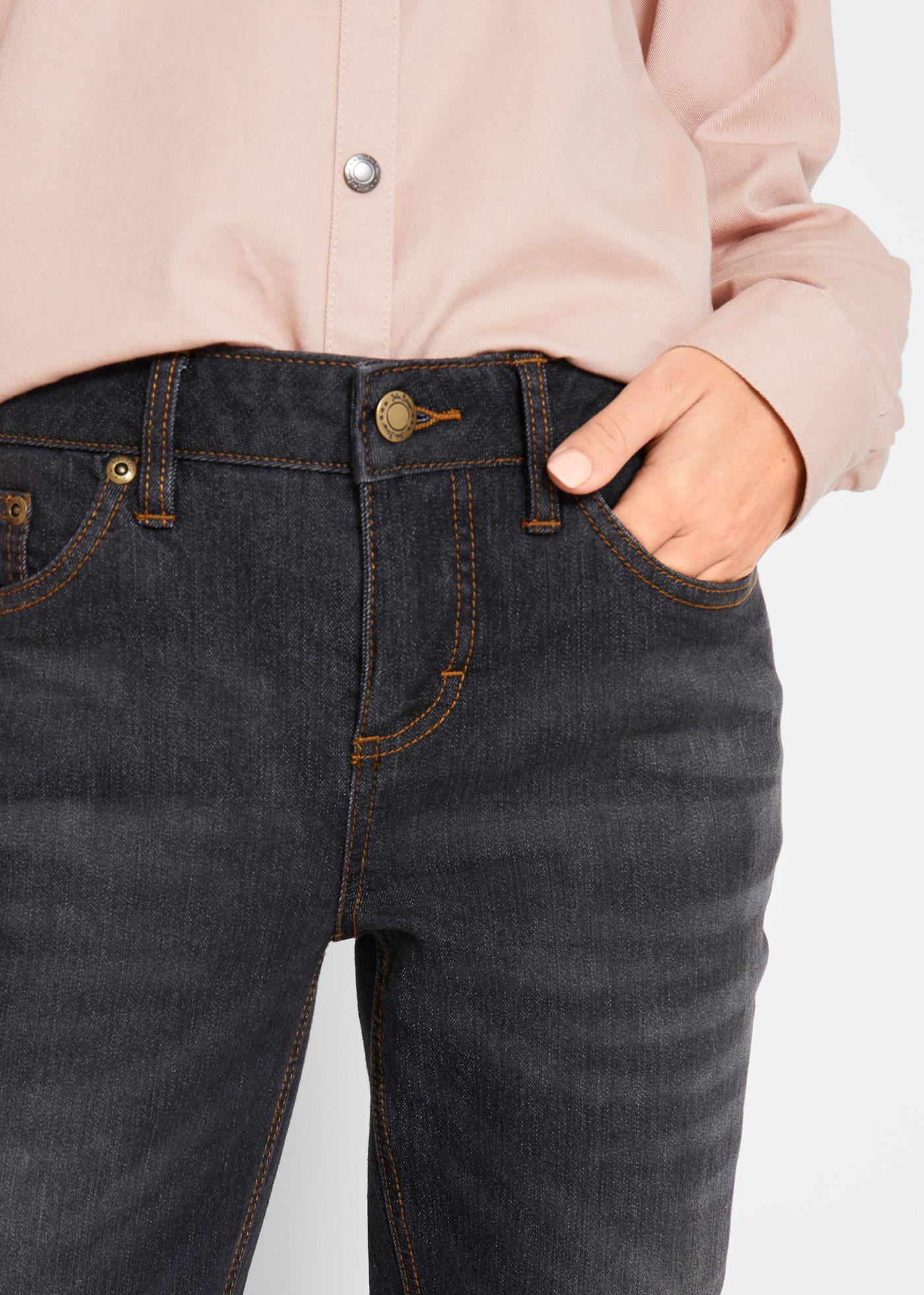 SZARE SPODNIE JEANS BOOTCUT