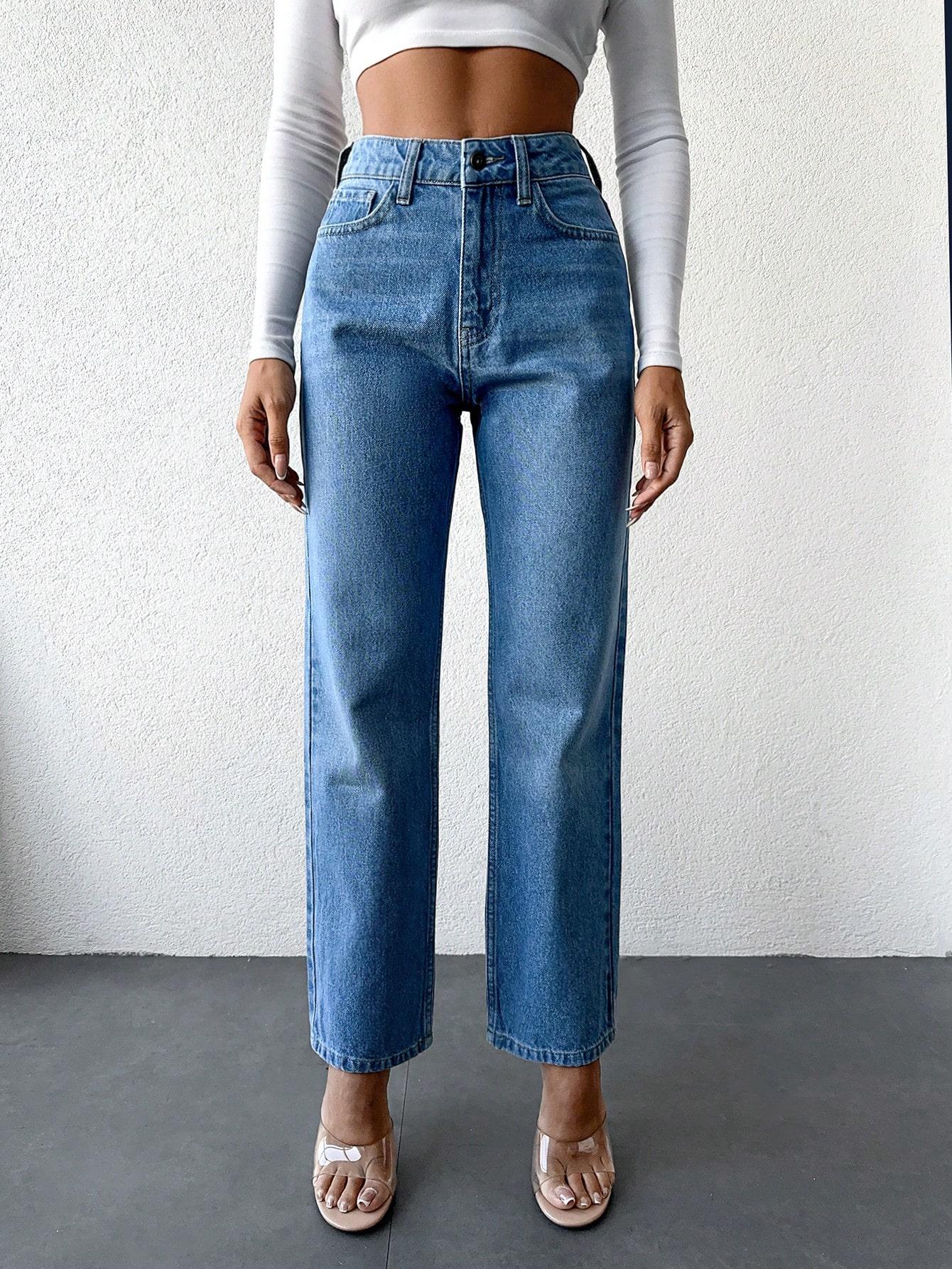 NIEBIESKIE SPODNIE JEANS