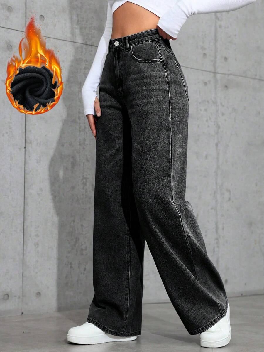 SPODNIE JEANS WYSOKI STAN