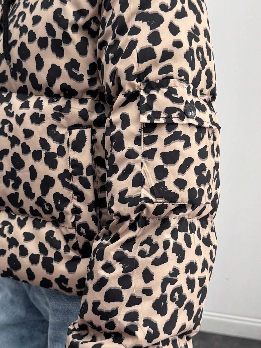 KURTKA Z KAPTUREM ANIMAL PRINT