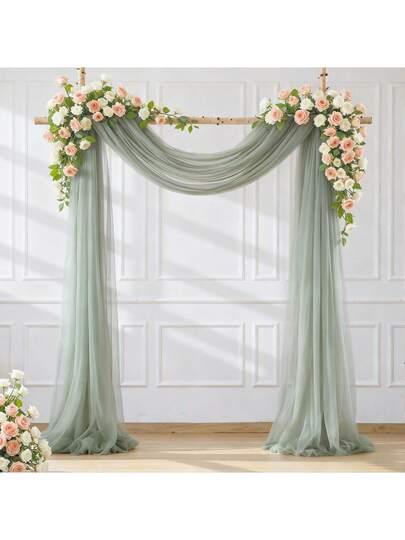zielony dekoracyjny materiał