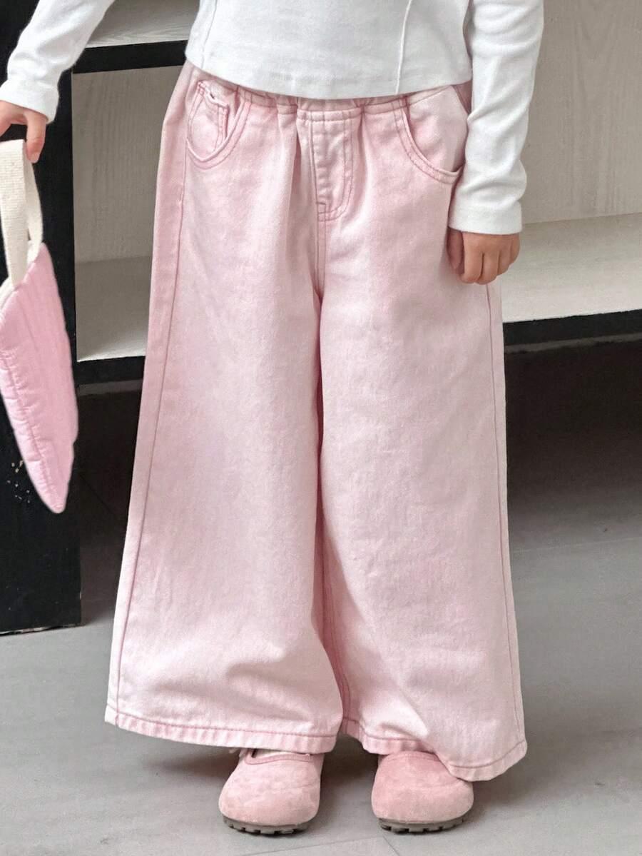 różowe spodnie jeans