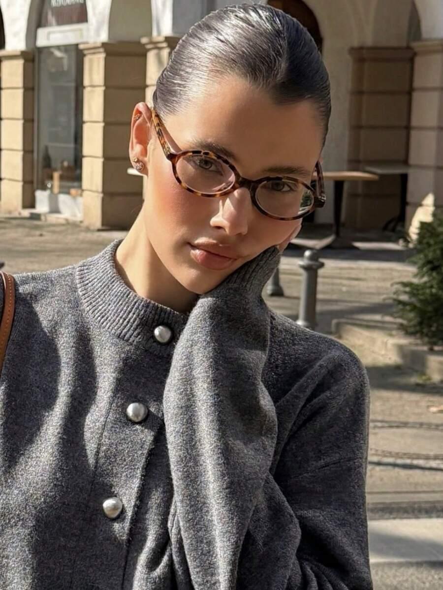 okulary zerówki animal print