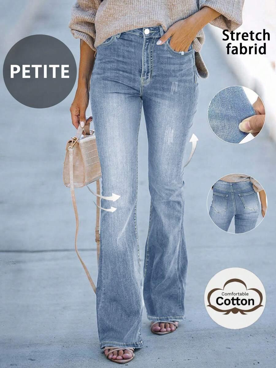 SPODNIE JEANS DZWONY