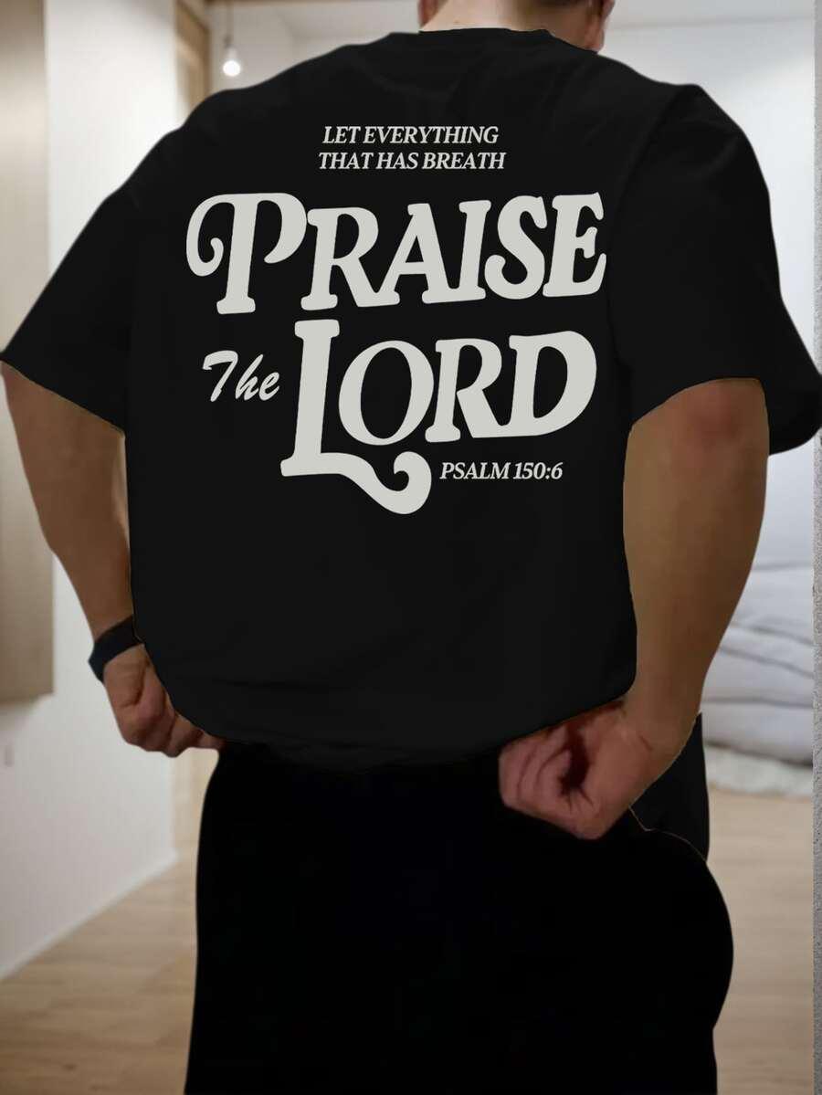 czarny t-shirt print