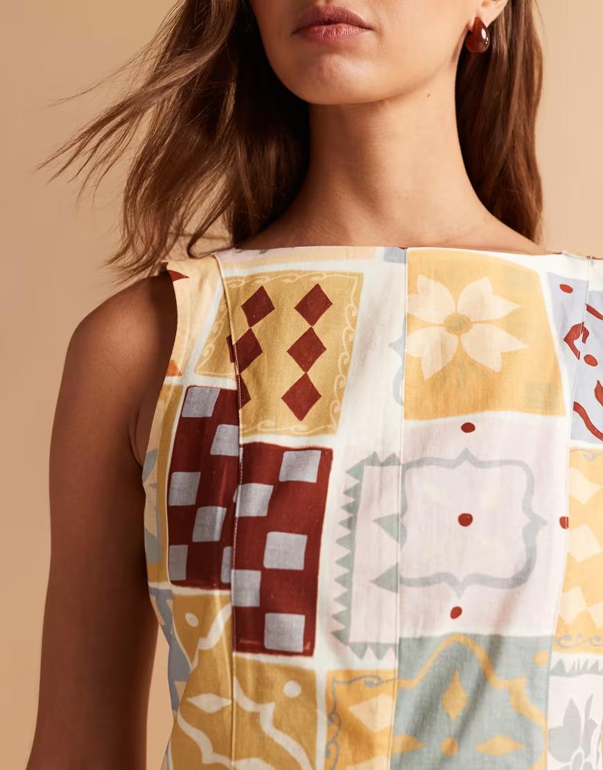 KOLOROWY TOP PRINT 
