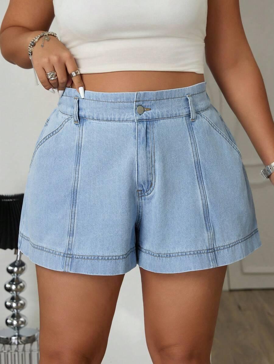 NIEBIESKIE SPODENKI JEANS