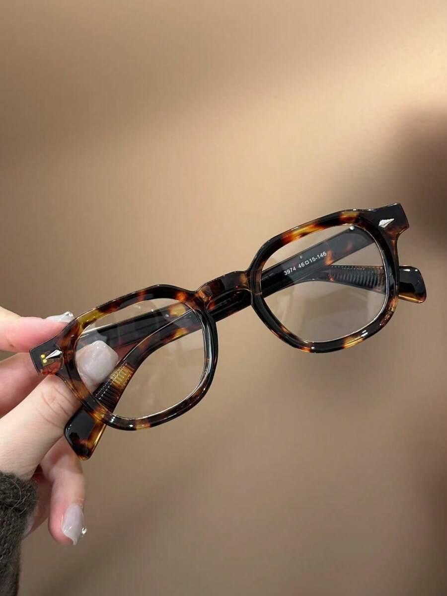 okulary zerówki animal print