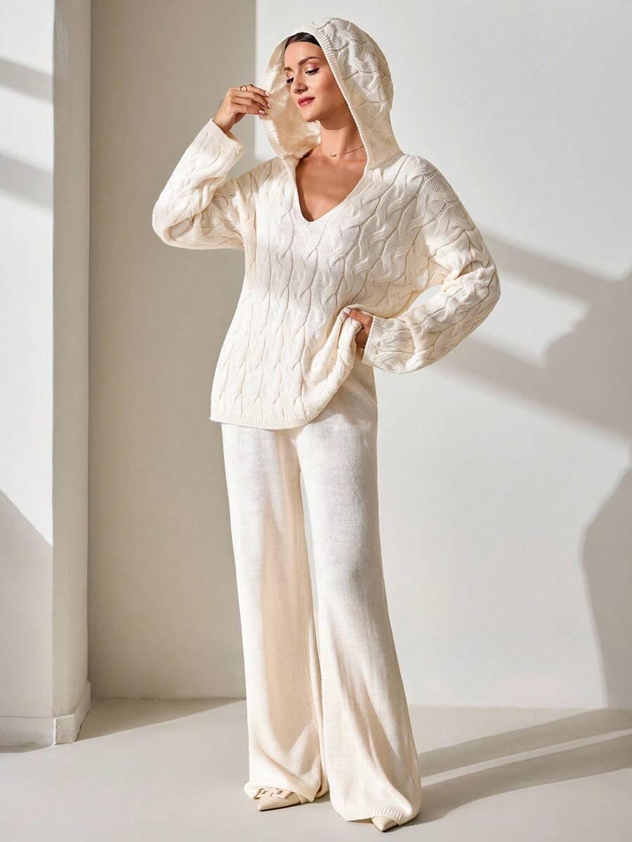 sweter spodnie komplet