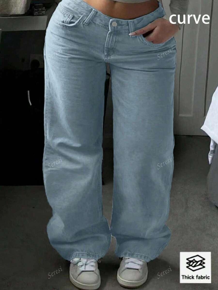 NIEBIESKIE SPODNIE JEANSOWE 