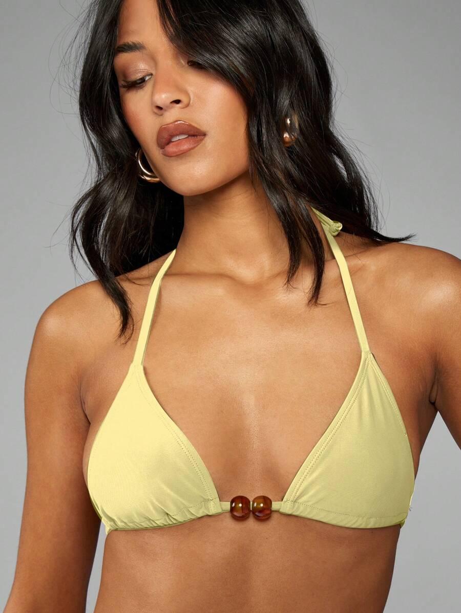 TRÓJKĄTNE WIĄZANE BIKINI DWUCZĘŚCIOWE 