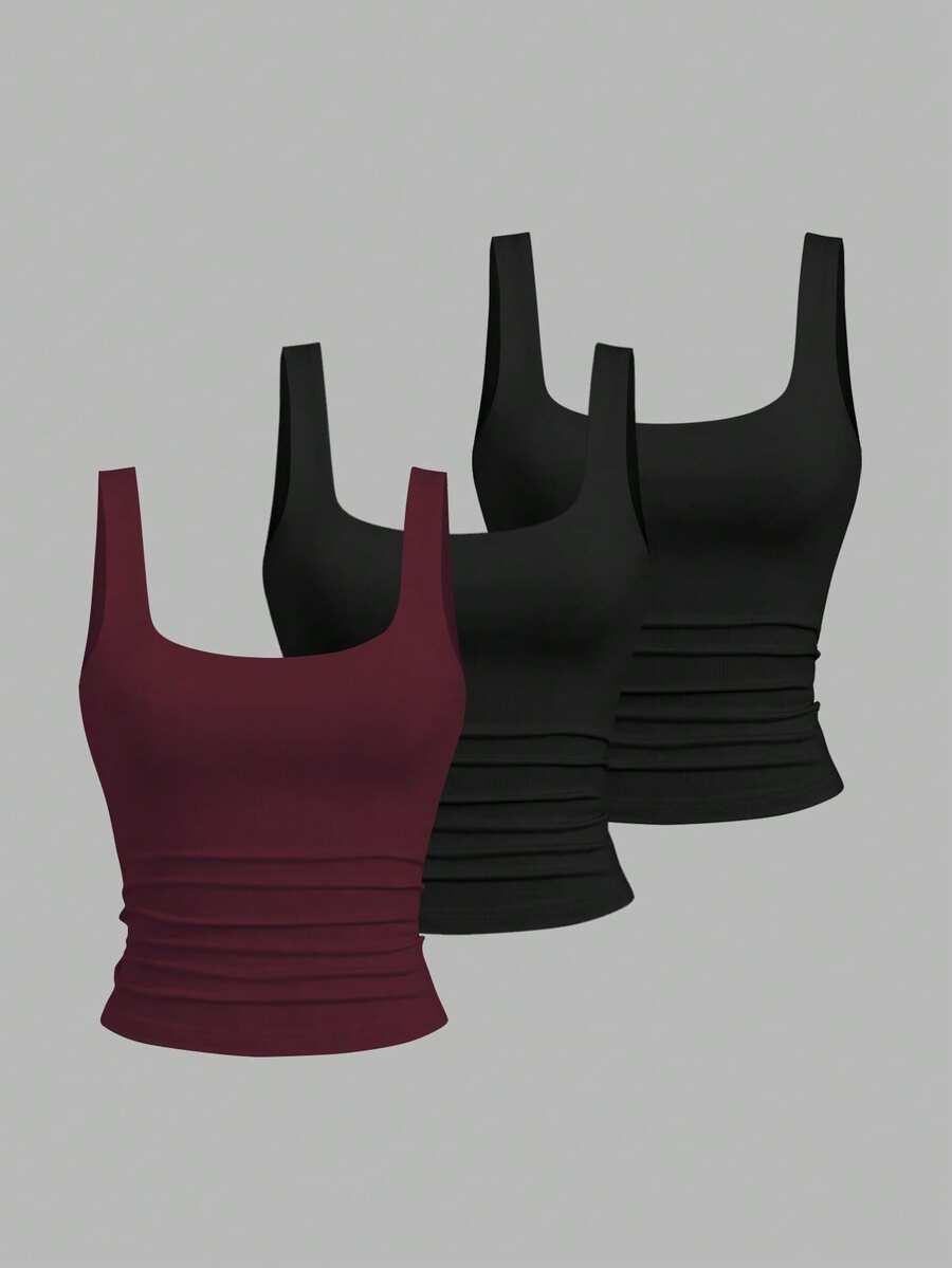 gładki top 3-pack