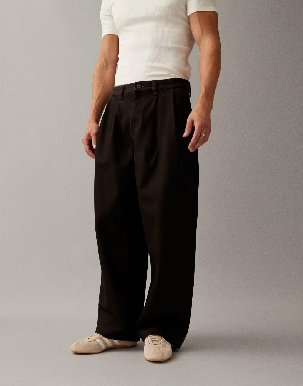 BRĄZOWE spodnie jeans prosta nogawka