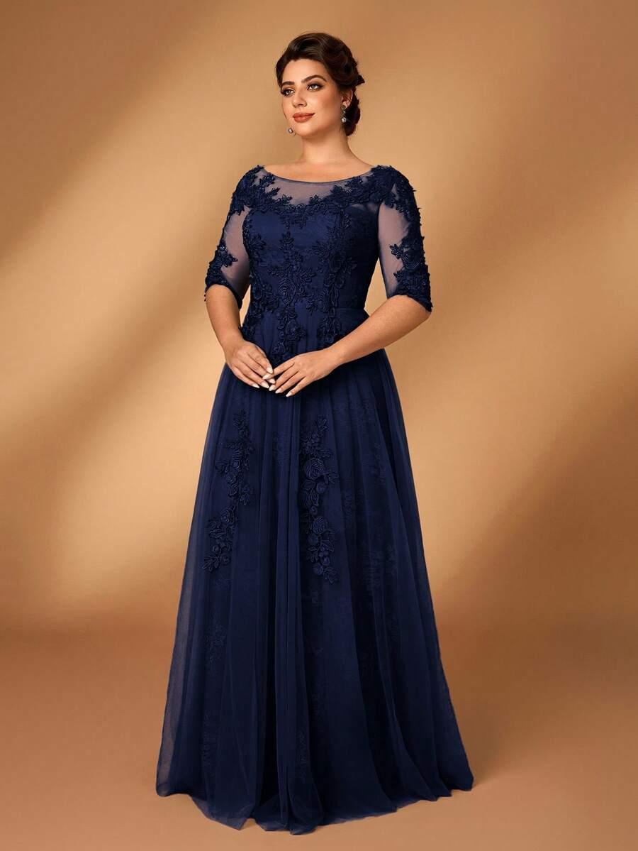 NIEBIESKA MAXI SUKIENKA 