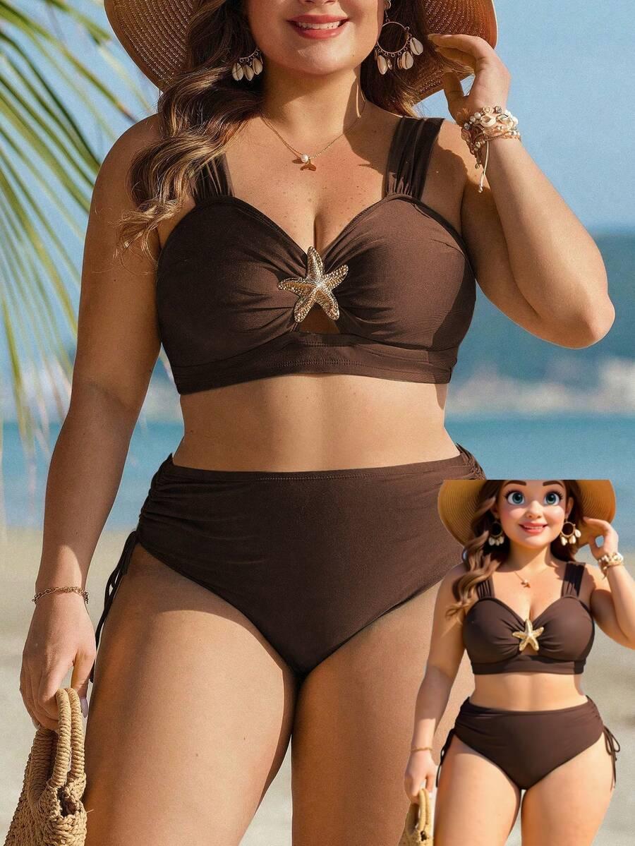 BRĄZOWY DÓŁ OD BIKINI
