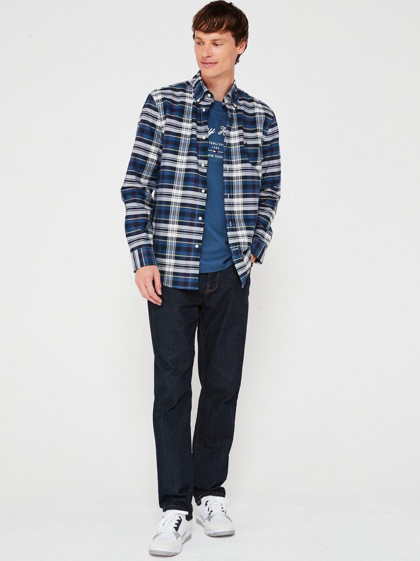 TOMMY HILFIGER KOSZULA W KRATĘ MW0MW37566