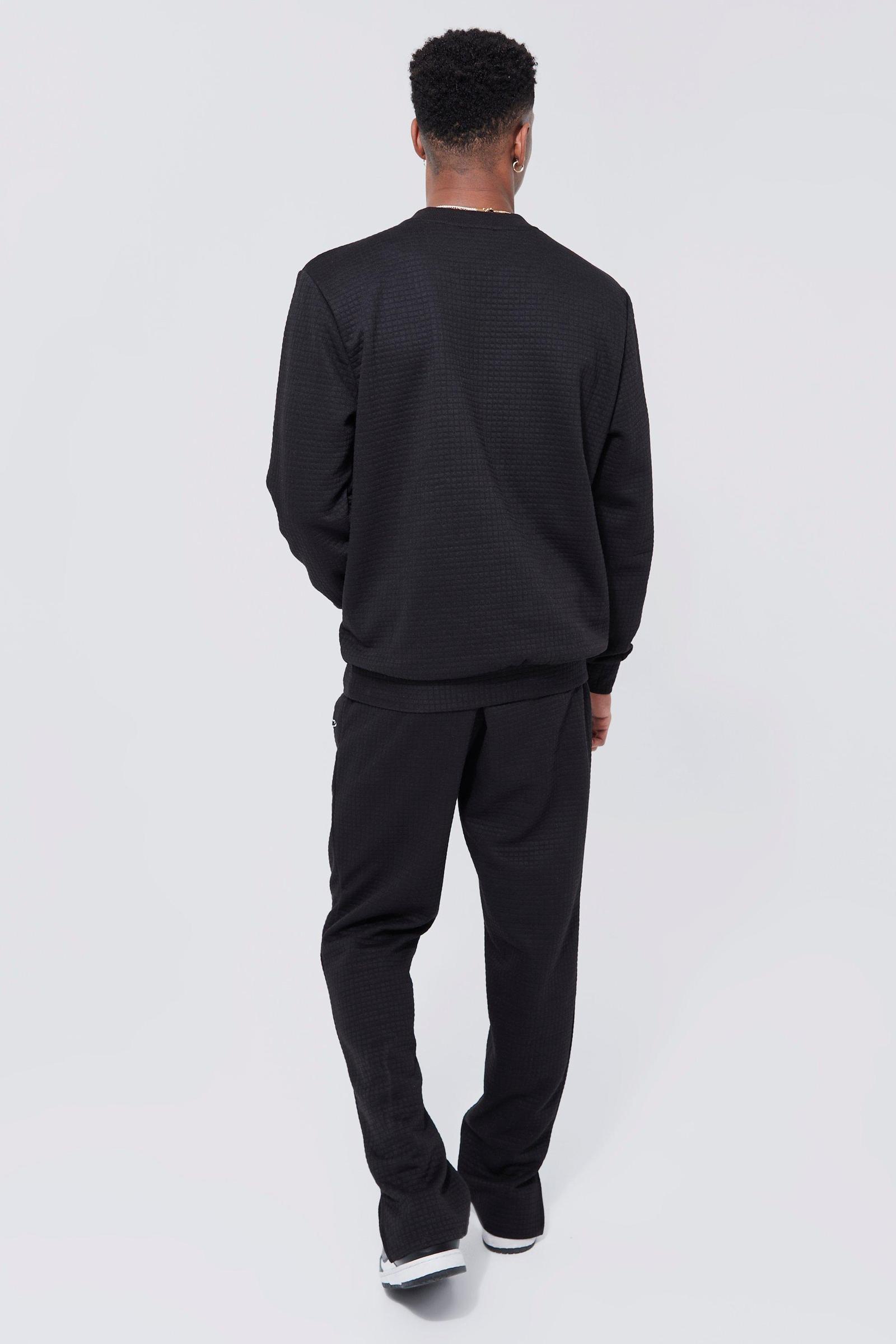 czarna pikowana bluza dresowa zip
