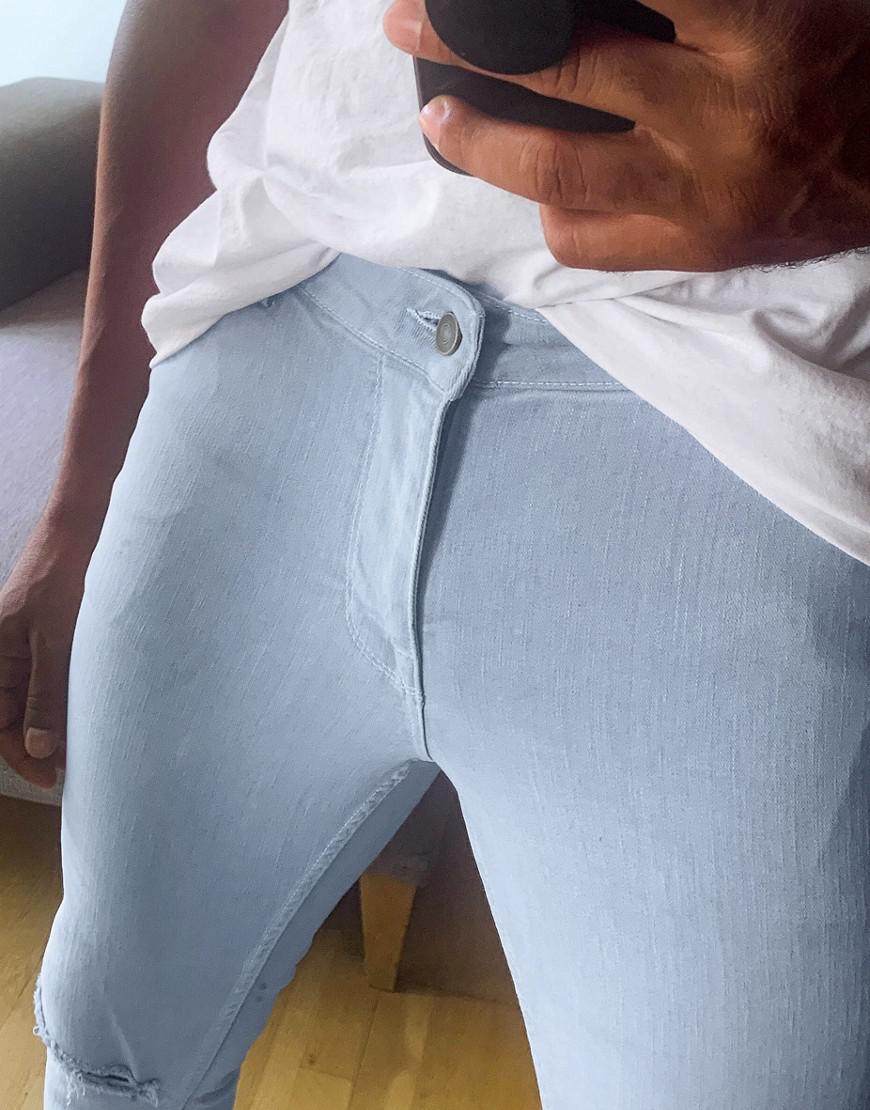 NIEBIESKIE SPODNIE JEANS