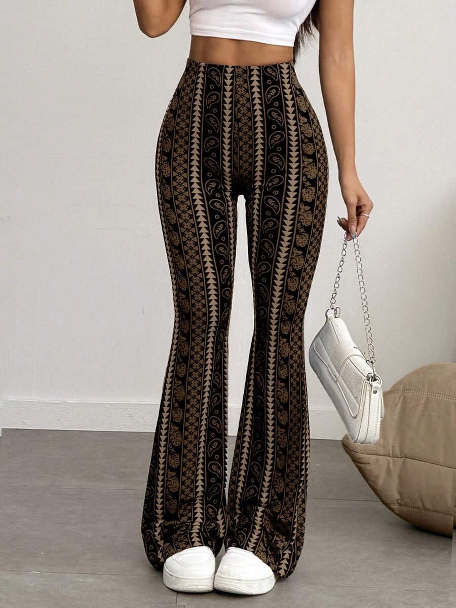 spodnie print casual 