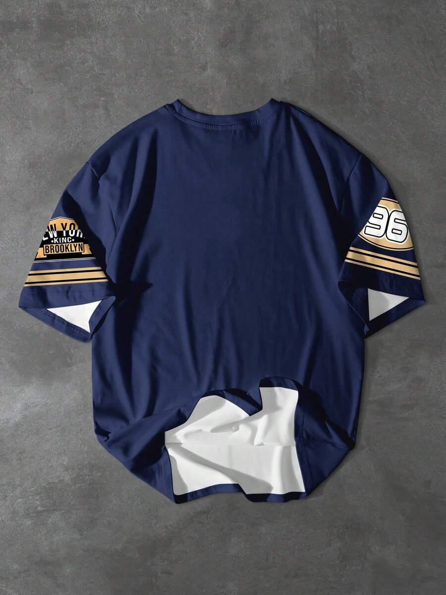 T-SHIRT MĘSKI Z NADRUKIEM
