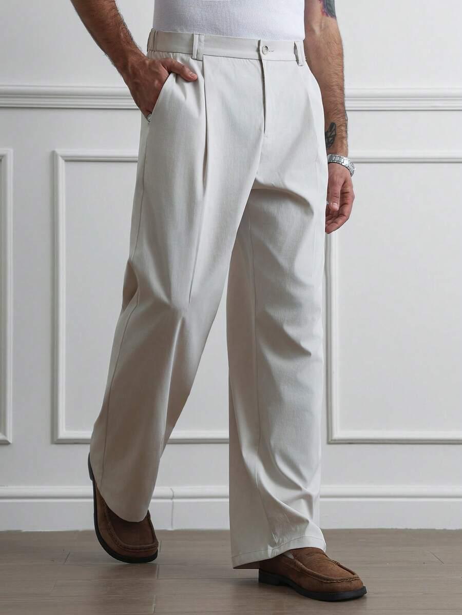 ELEGANCKIE SPODNIE MĘSKIE