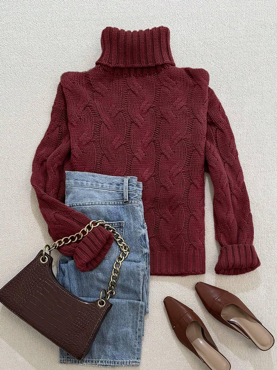BURGUNDOWY SWETER GOLF