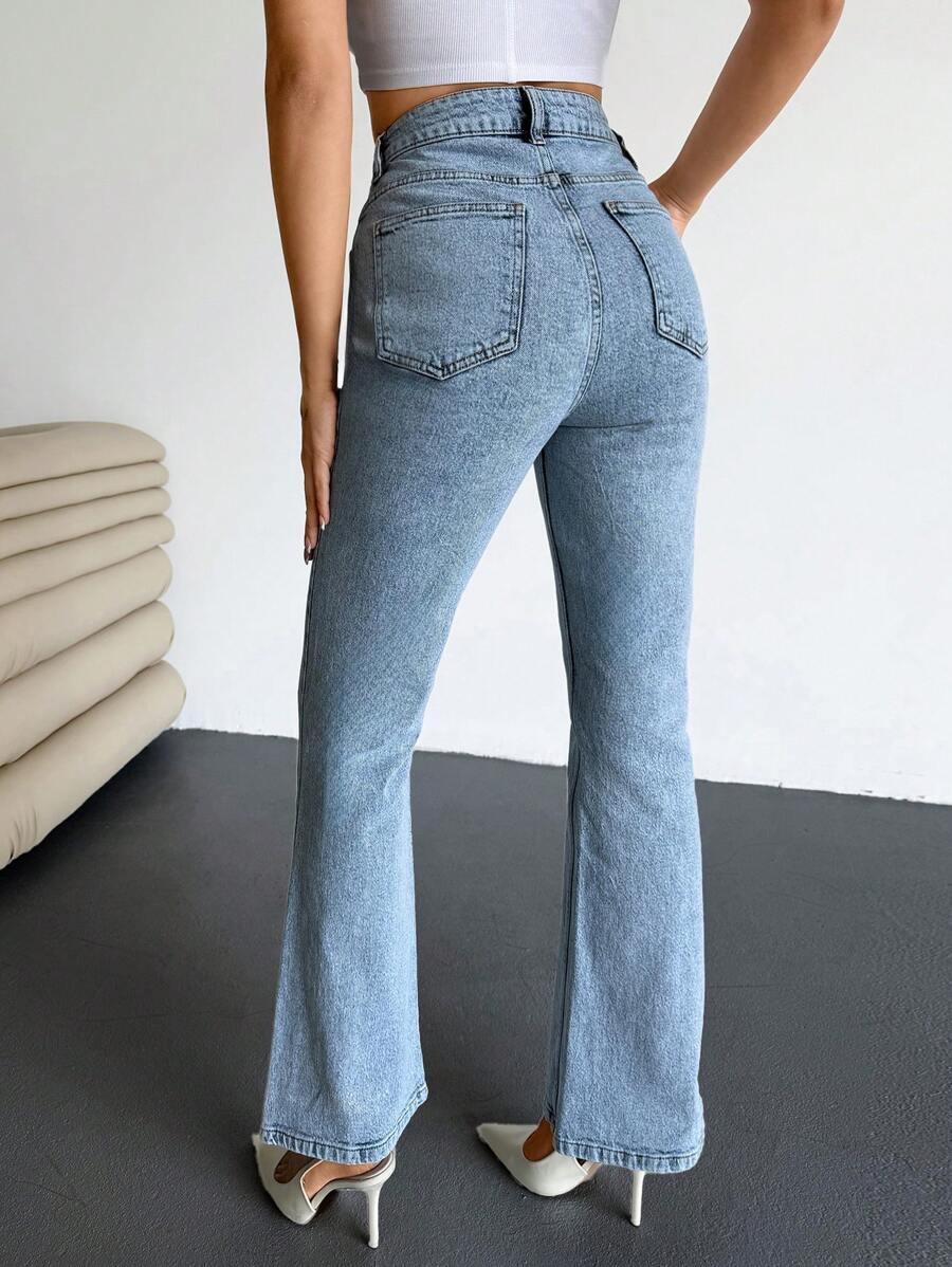 NIEBIESKIE SPODNIE JEANS 