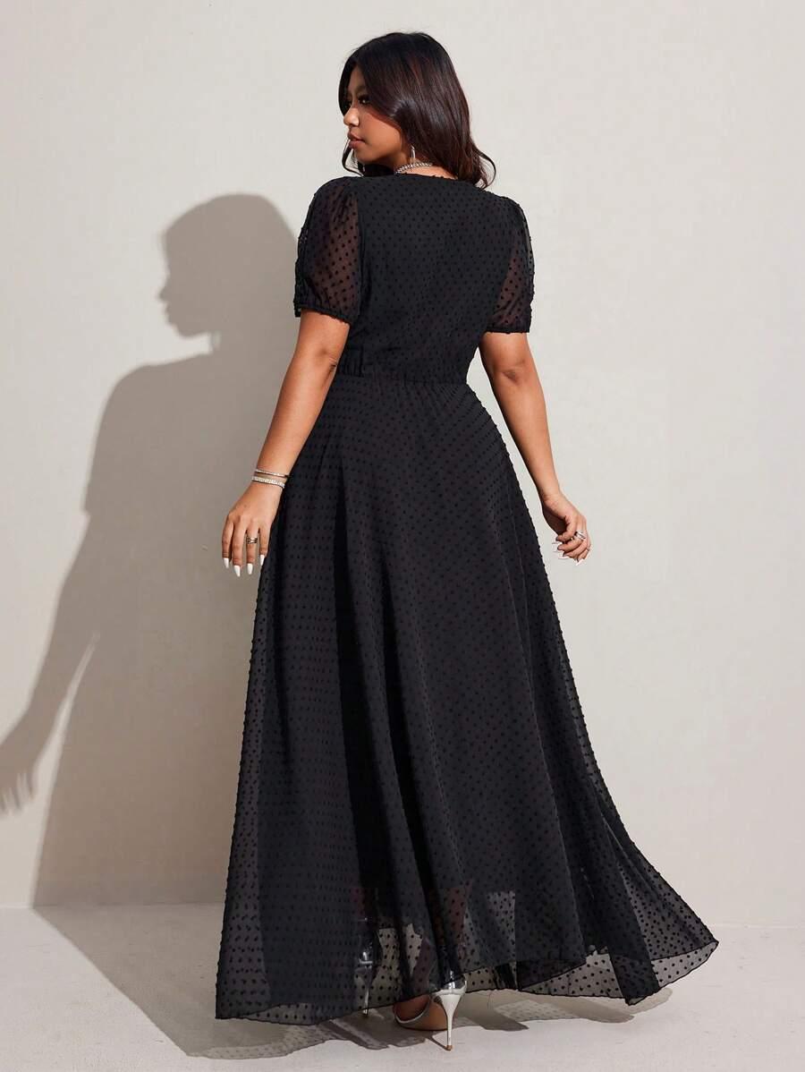 CZARNA SUKIENKA MAXI
