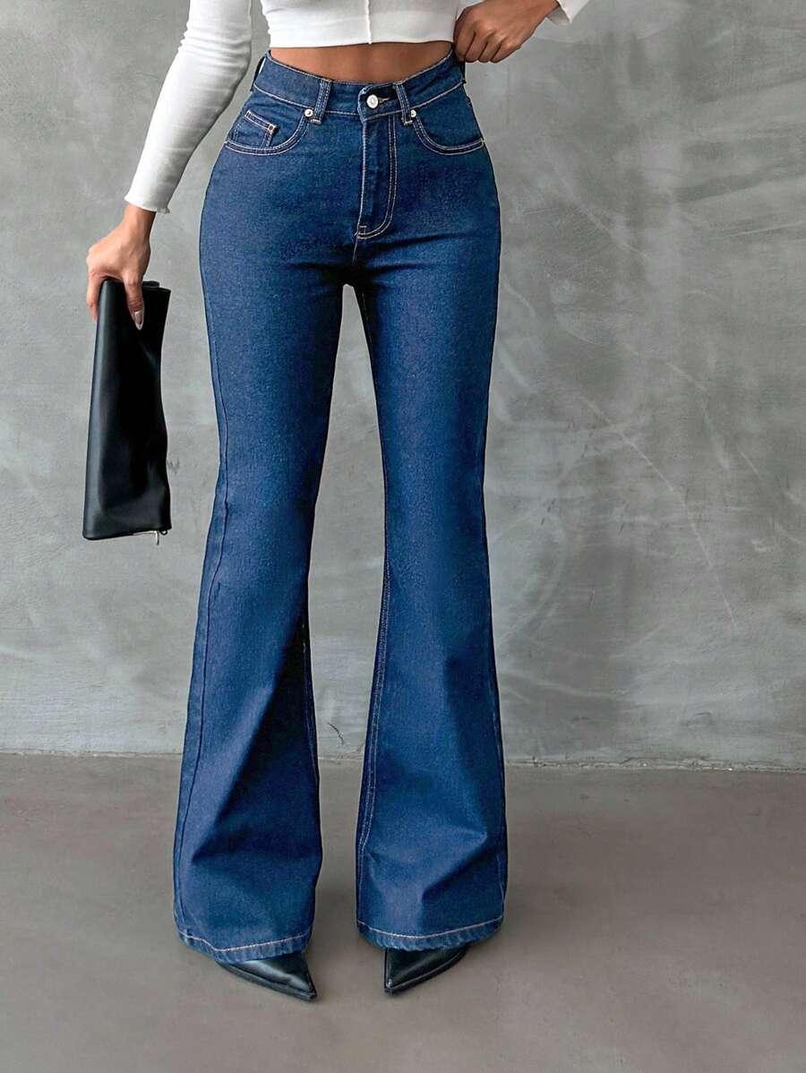 NIEBIESKIE SPODNIE JEANS