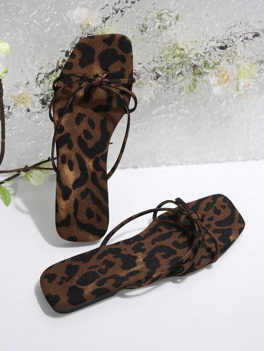 KLAPKI ANIMAL PRINT CASUAL