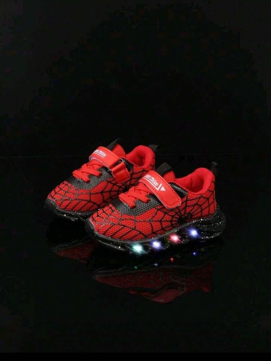 CZERWONE BUTY SPORTOWE NA RZEPY
