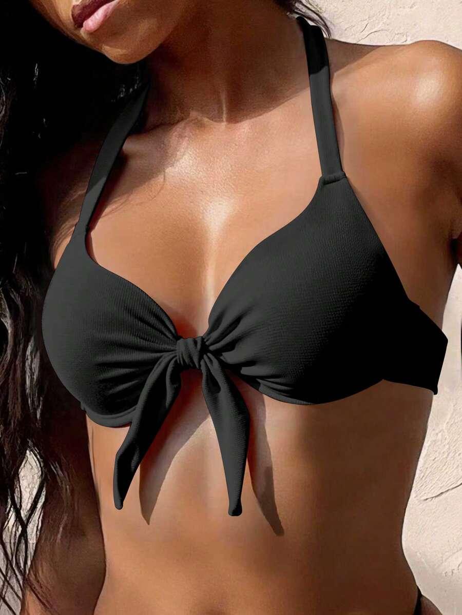 czarna góra od bikini