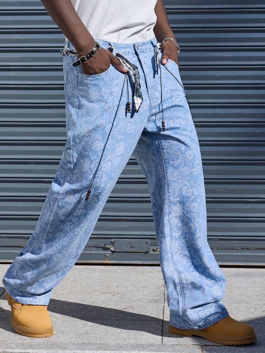 MĘSKIE JEANSY CASUAL WZÓR