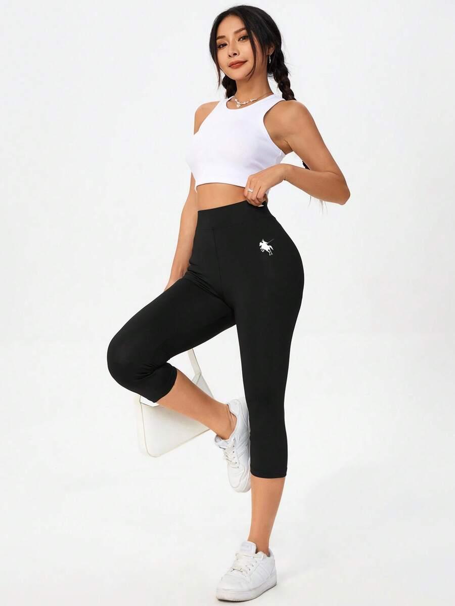 CZARNE LEGGINSY WYSOKI STAN