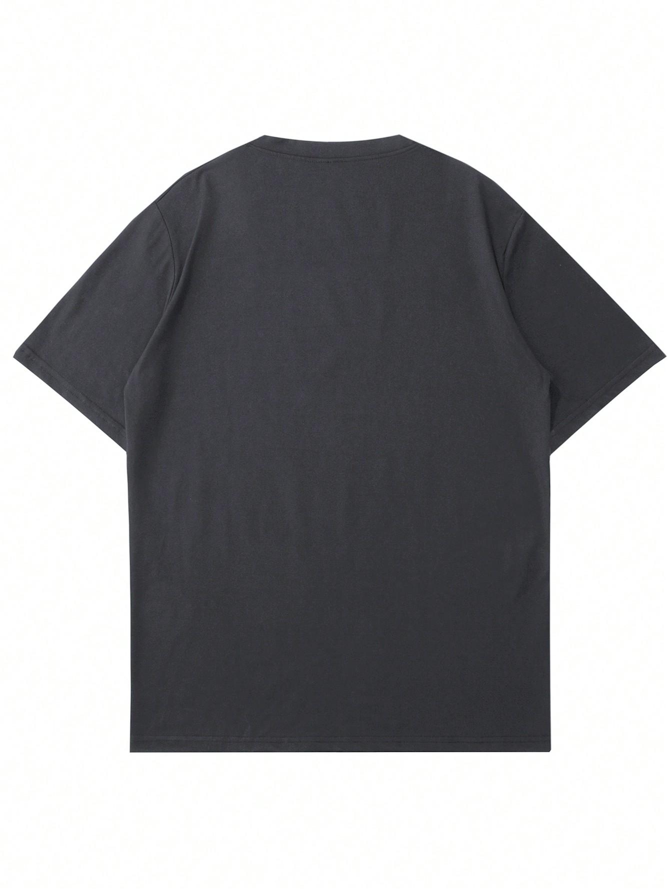 SZARY T-SHIRT MĘSKI