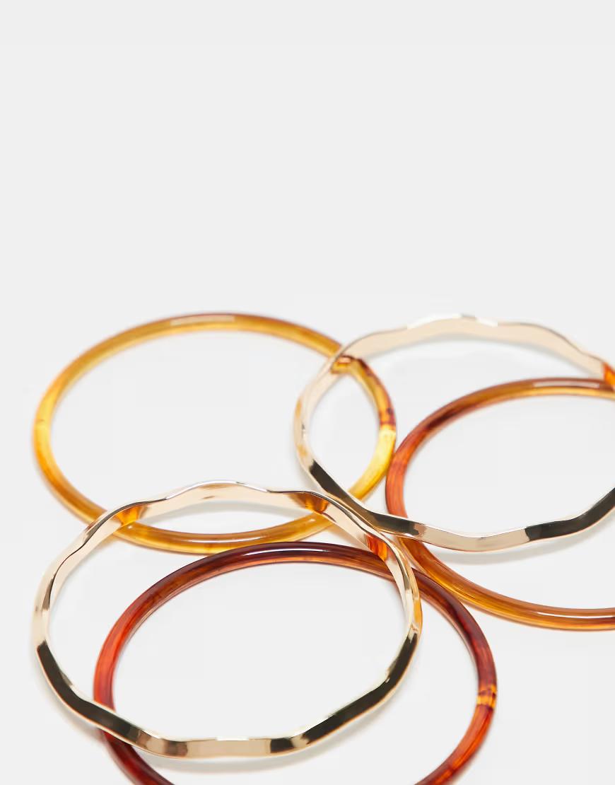 bransoletka łączenie tekstura 5-pack