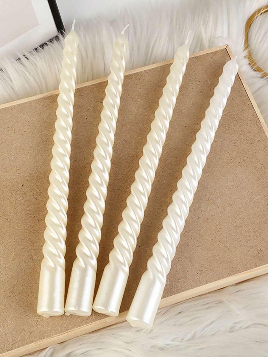 białe świece 12-pack