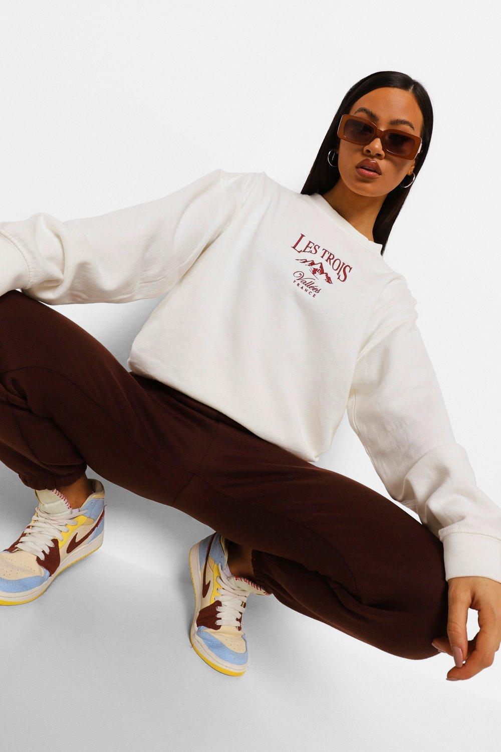biała BLUZA OVERSIZE NAPISY