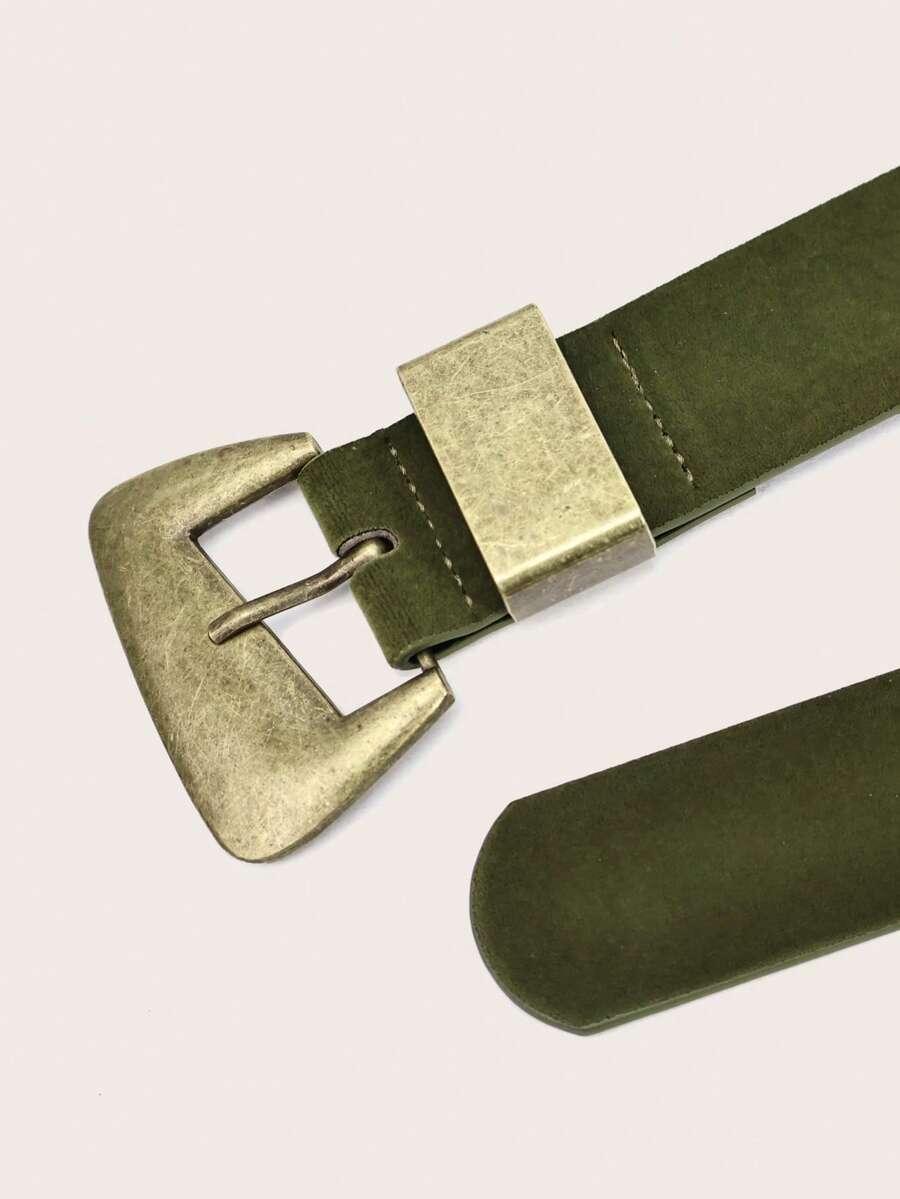 ZIELONY PASEK KLAMRA