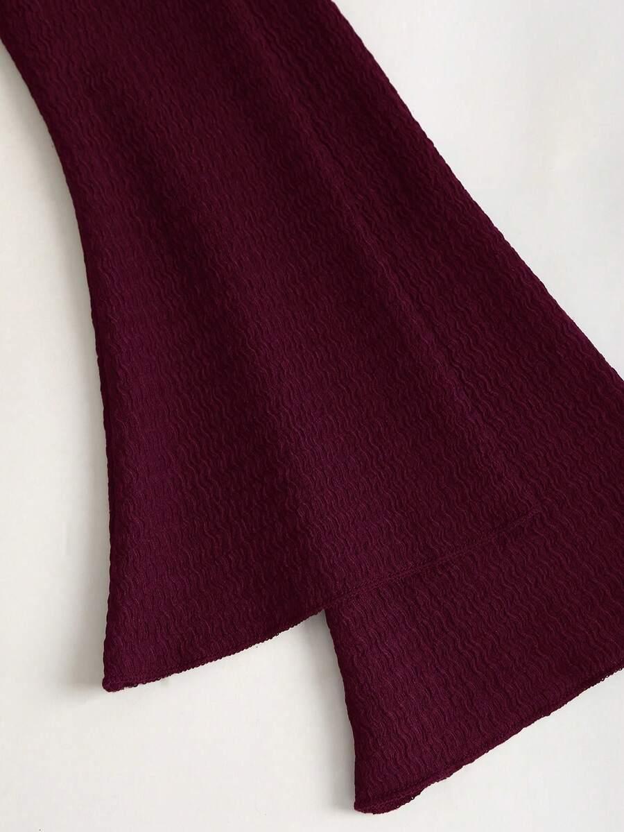 bordowa MINI SUKIENKA