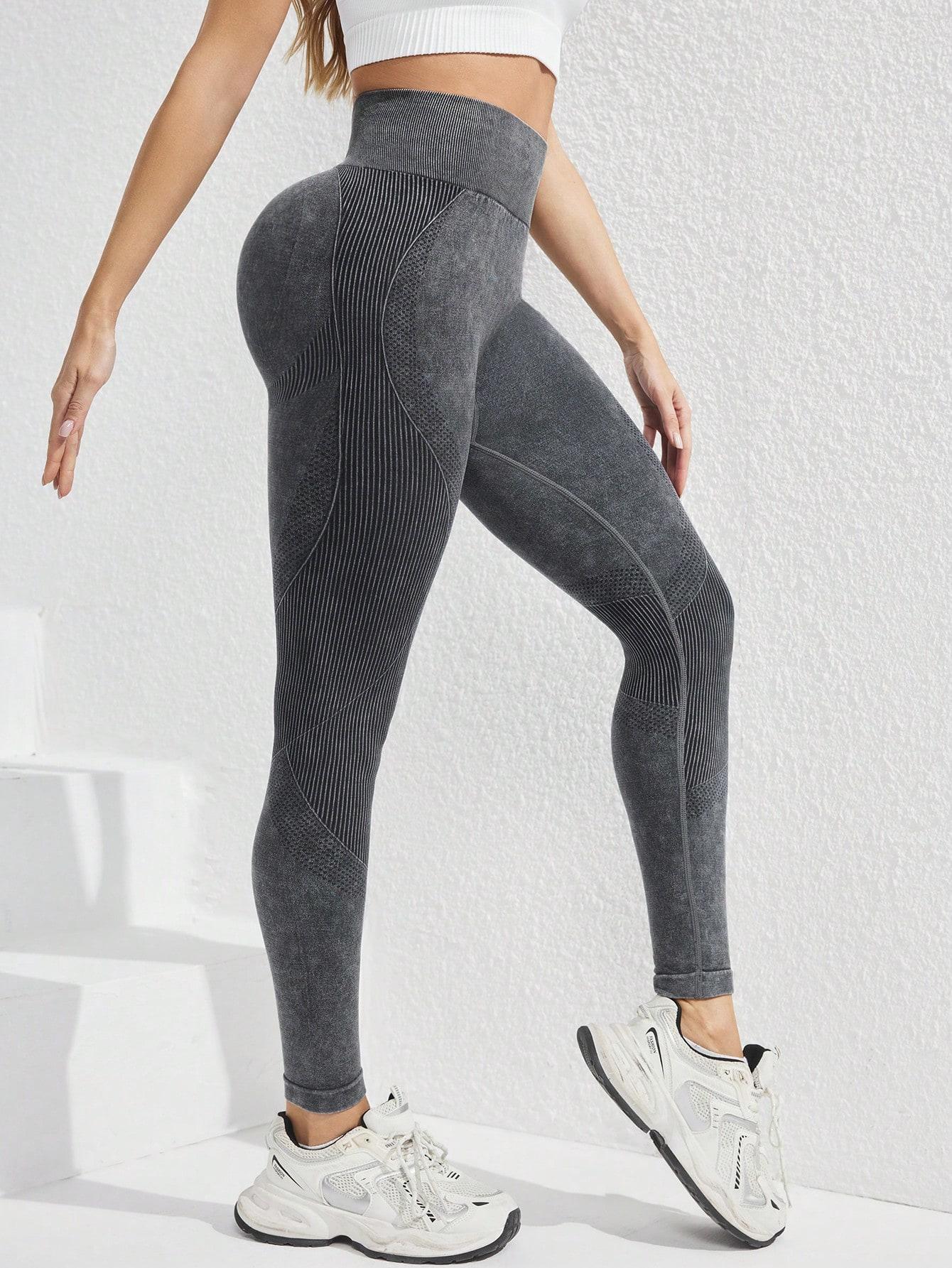 SZARE LEGGINSY WYSOKI STAN