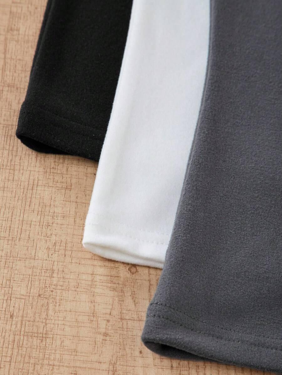 BLUZKA DŁUGI RĘKAW 3 PACK