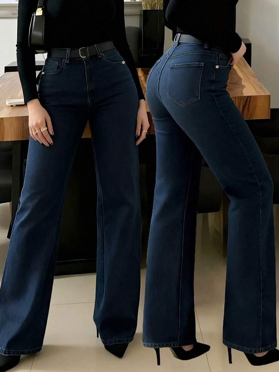 NIEBIESKIE SPODNIE JEANS