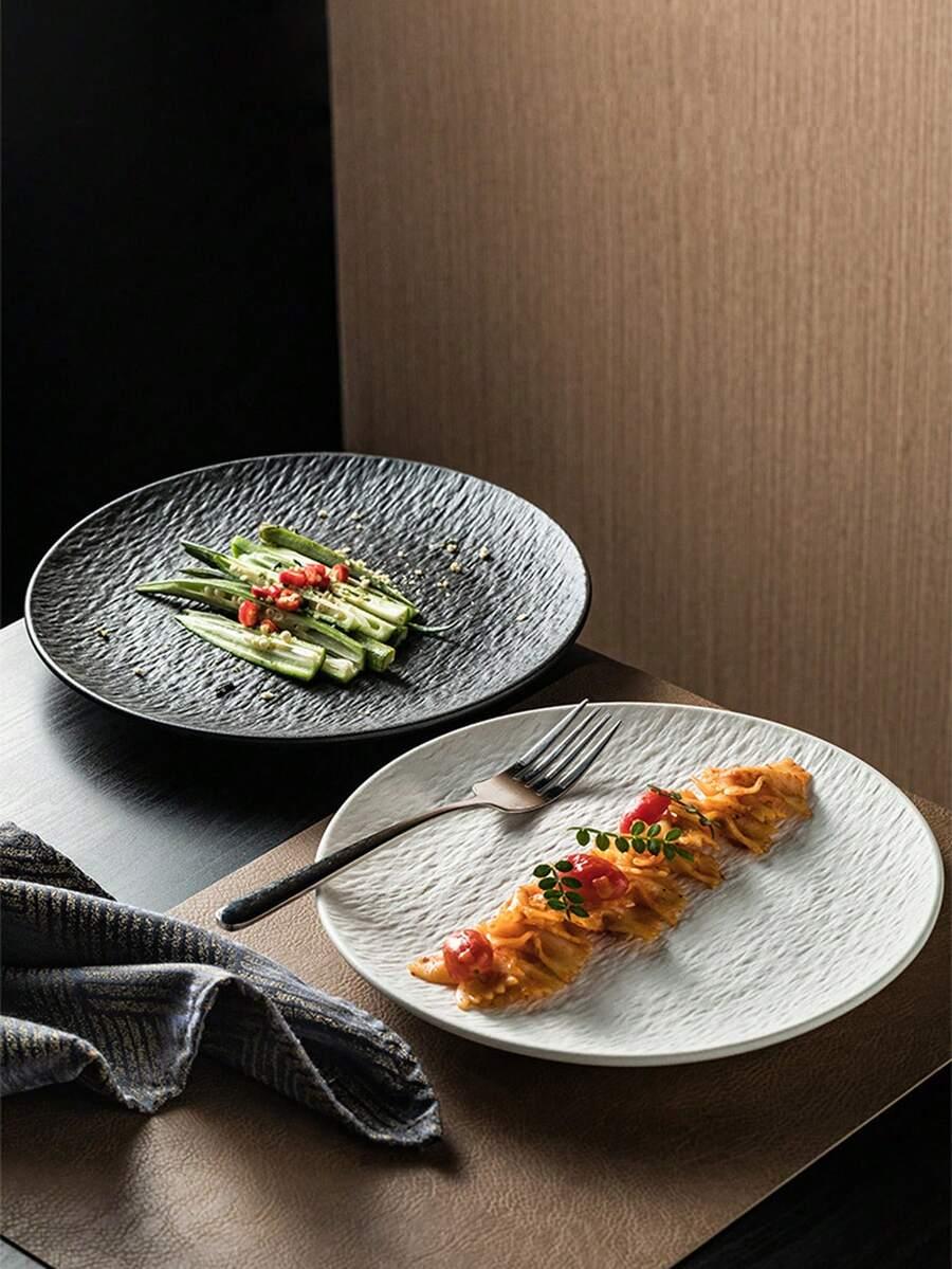 talerze tekstura 2-pack