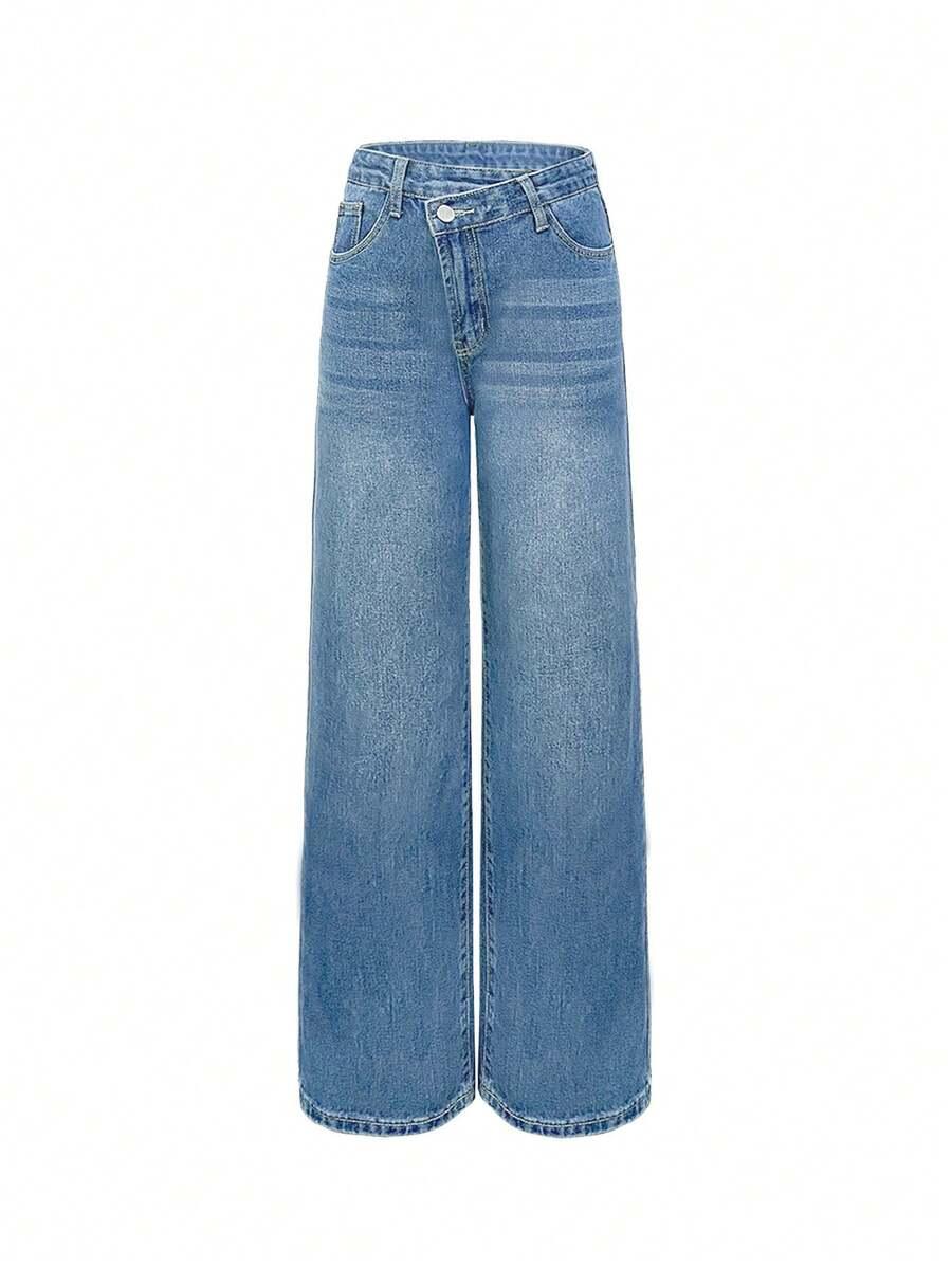 NIEBIESKIE SPODNIE JEANS