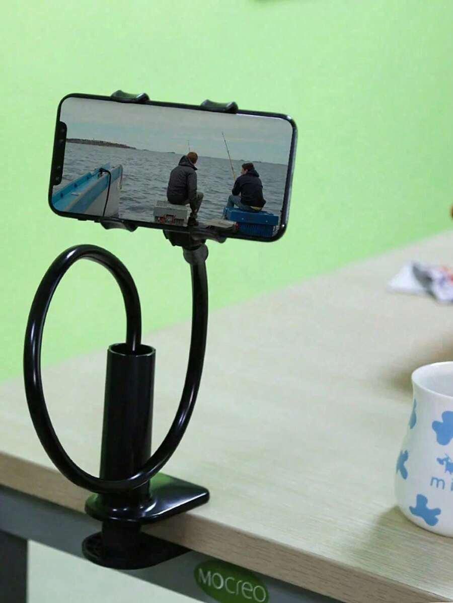 czarny uchwyt na telefon 
