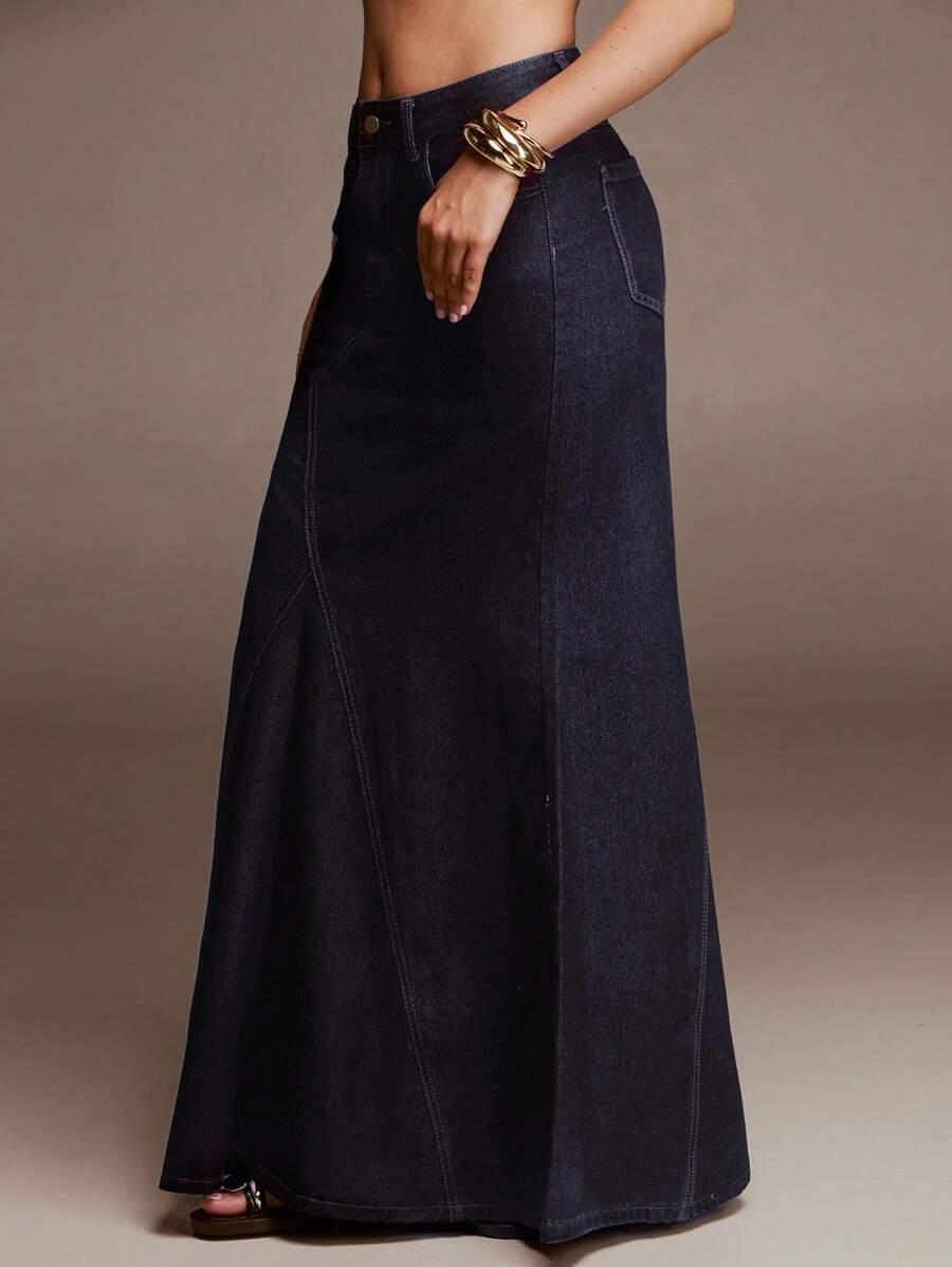 MAXI SPÓDNICA JEANS