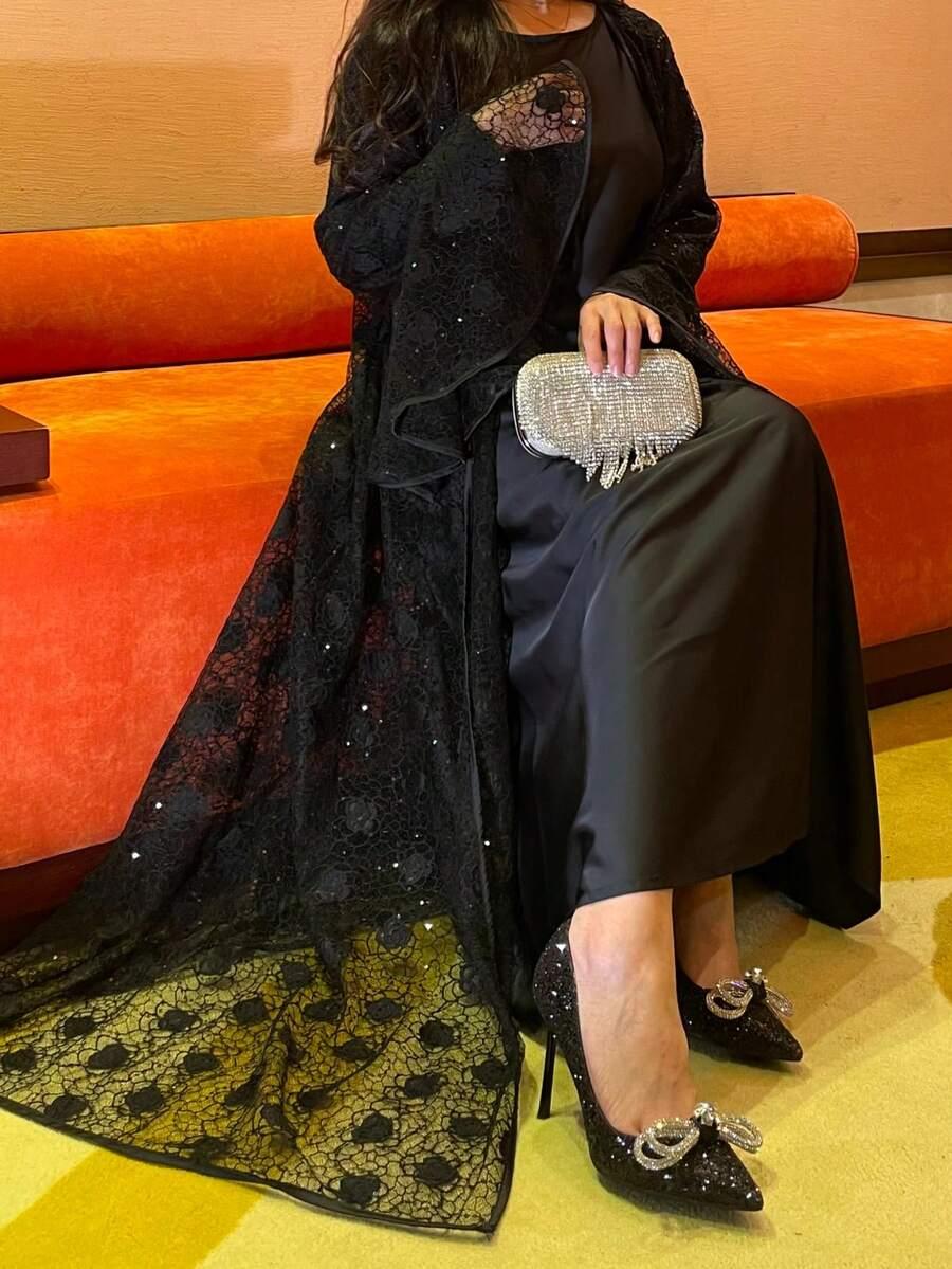 czarna maxi sukienka 