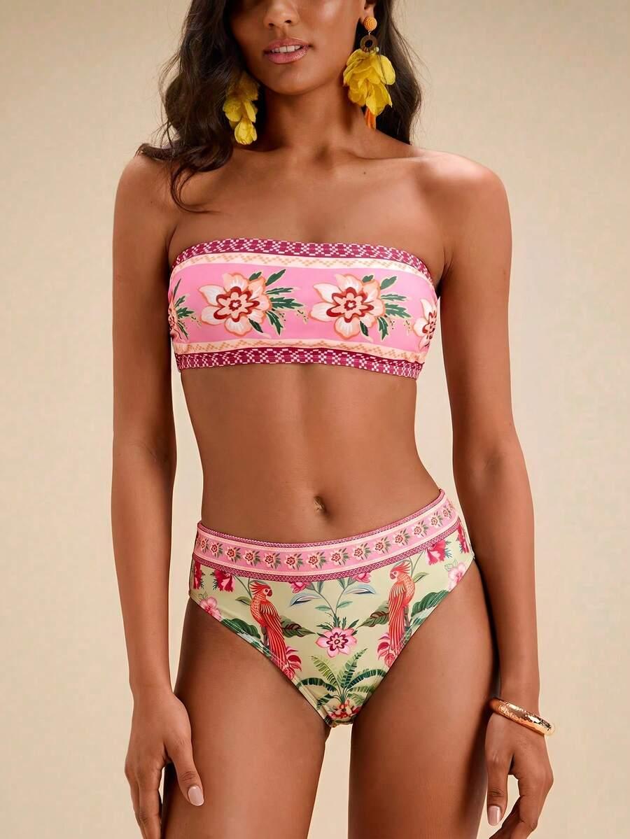komplet bikini wzór